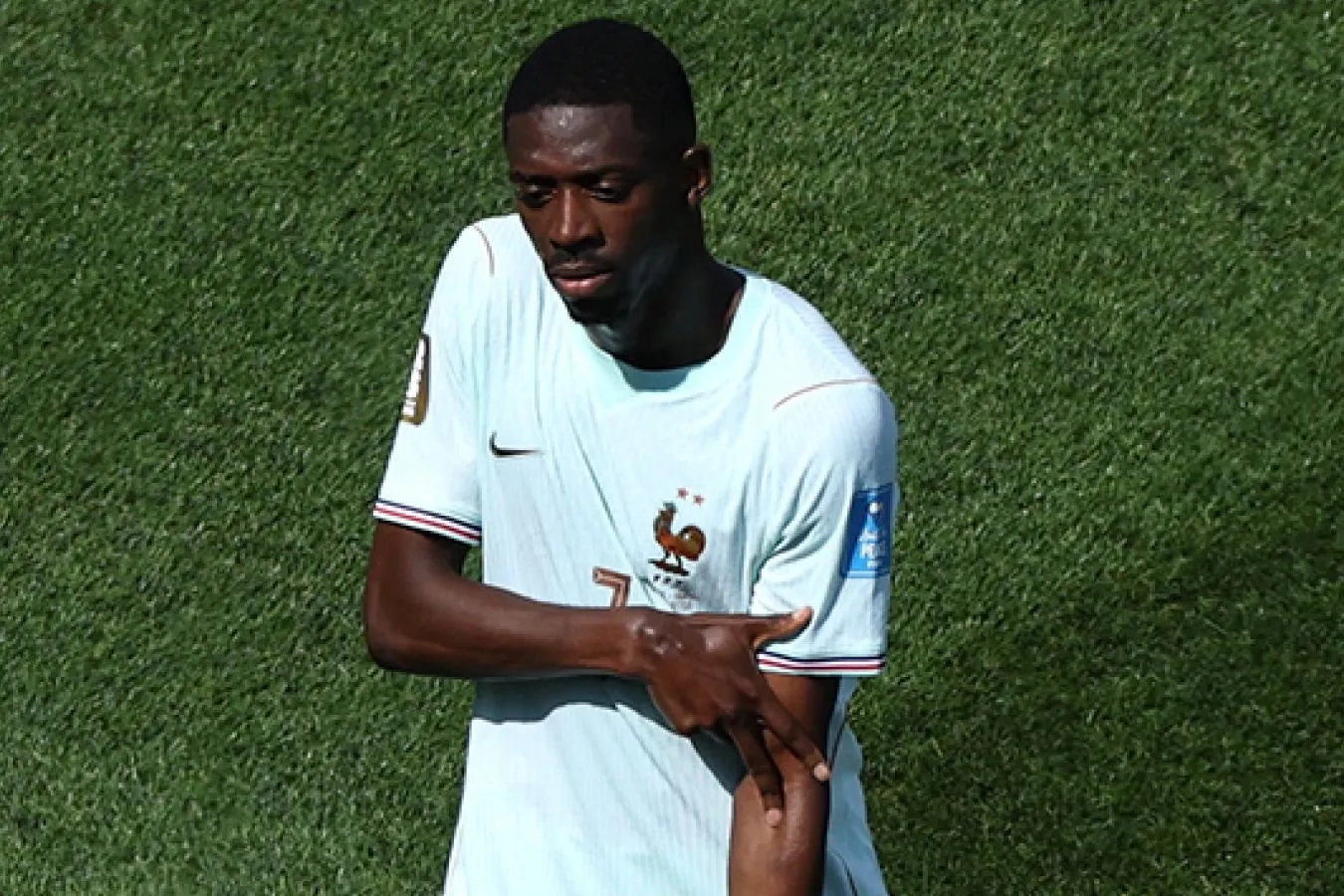Usmon Dembele jahon chempionatida Norvegiya darvozasiga gol urganidan so'ng Xvichi Kvaratsheliya bayramini takrorladi