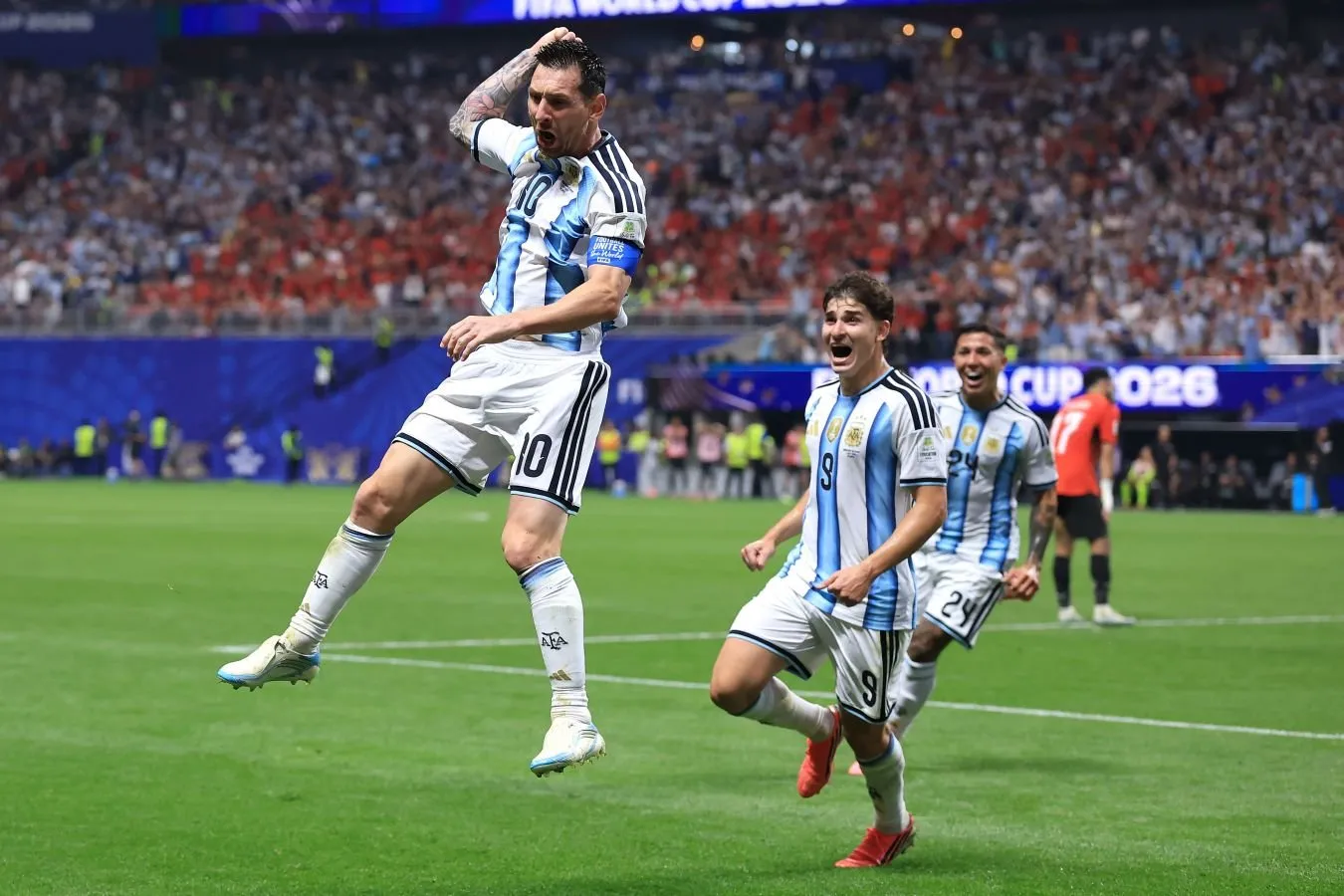 Messi 2026 yilgi jahon chempionatida Argentina va Misr o'rtasidagi o'yinning 76-daqiqasidan keyin beshta ko'rsatkich bo'yicha yetakchi hisoblanadi
