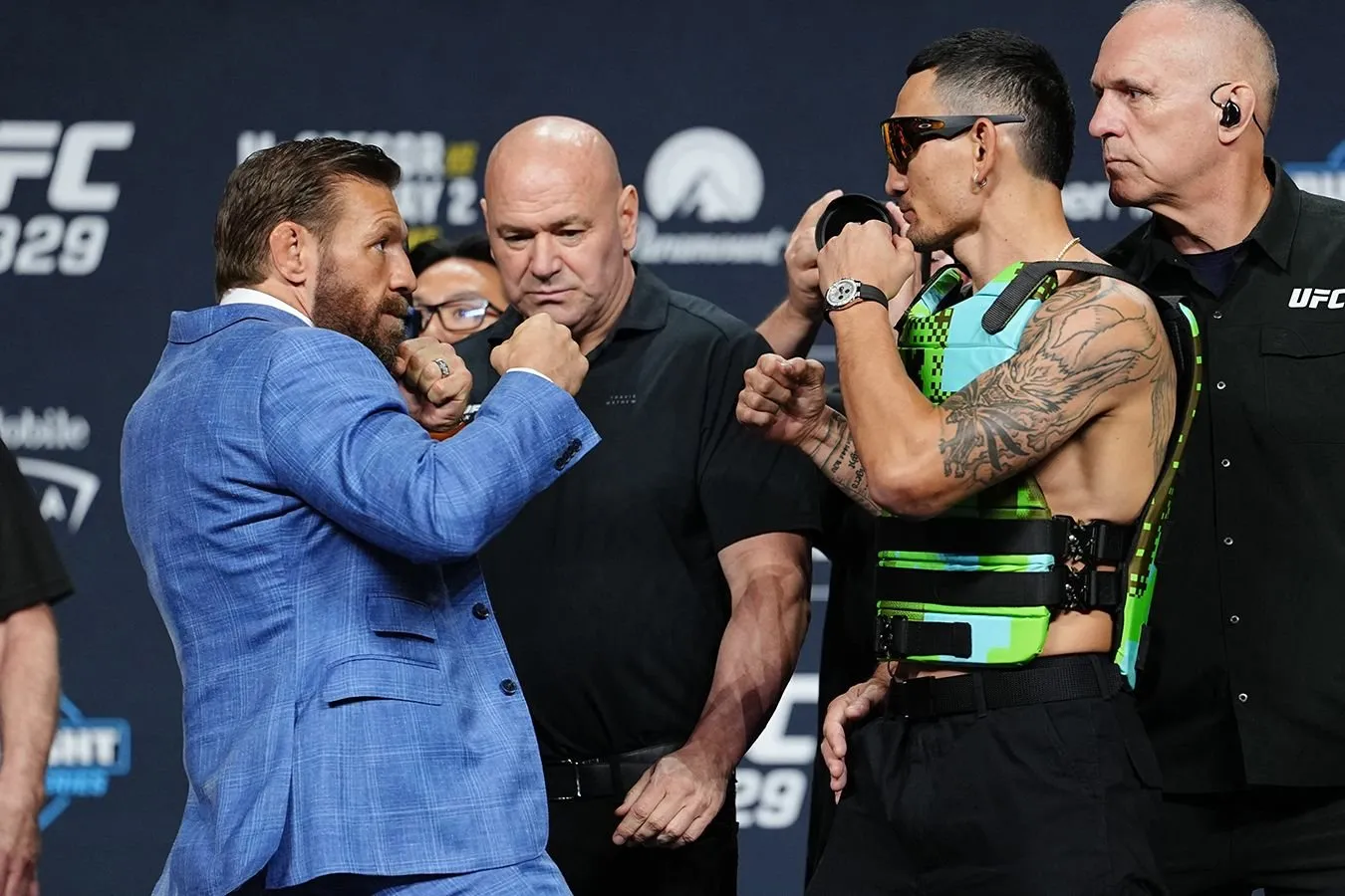 Makgregor UFC 329 oldidan birinchi ko'rish jangi paytida Xolloueydan ochkolarni tortib oldi