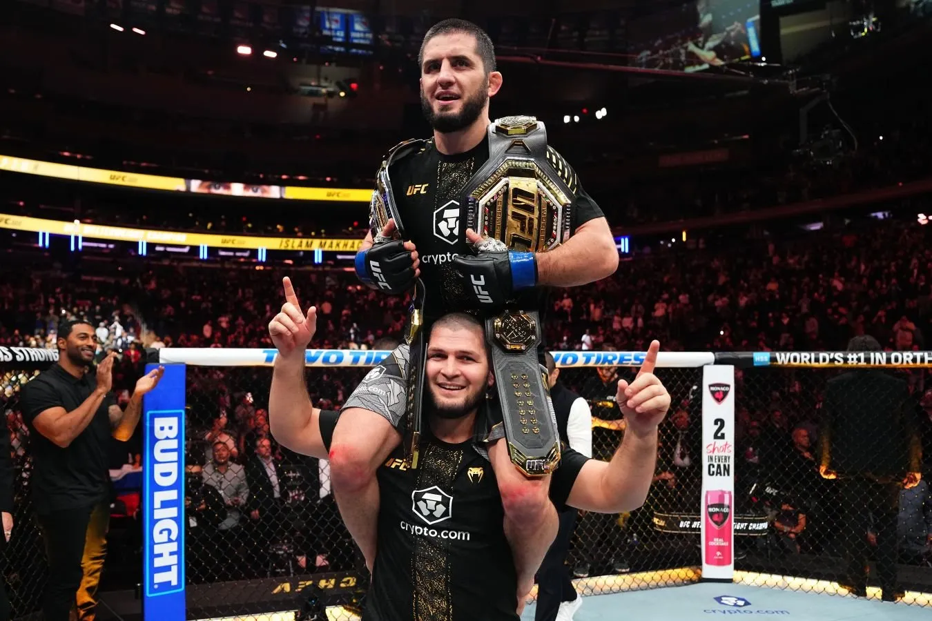 Habib Nurmagomedov Ian Garri bilan jang qilishdan oldin Islom Maxachevga murojaat qildi