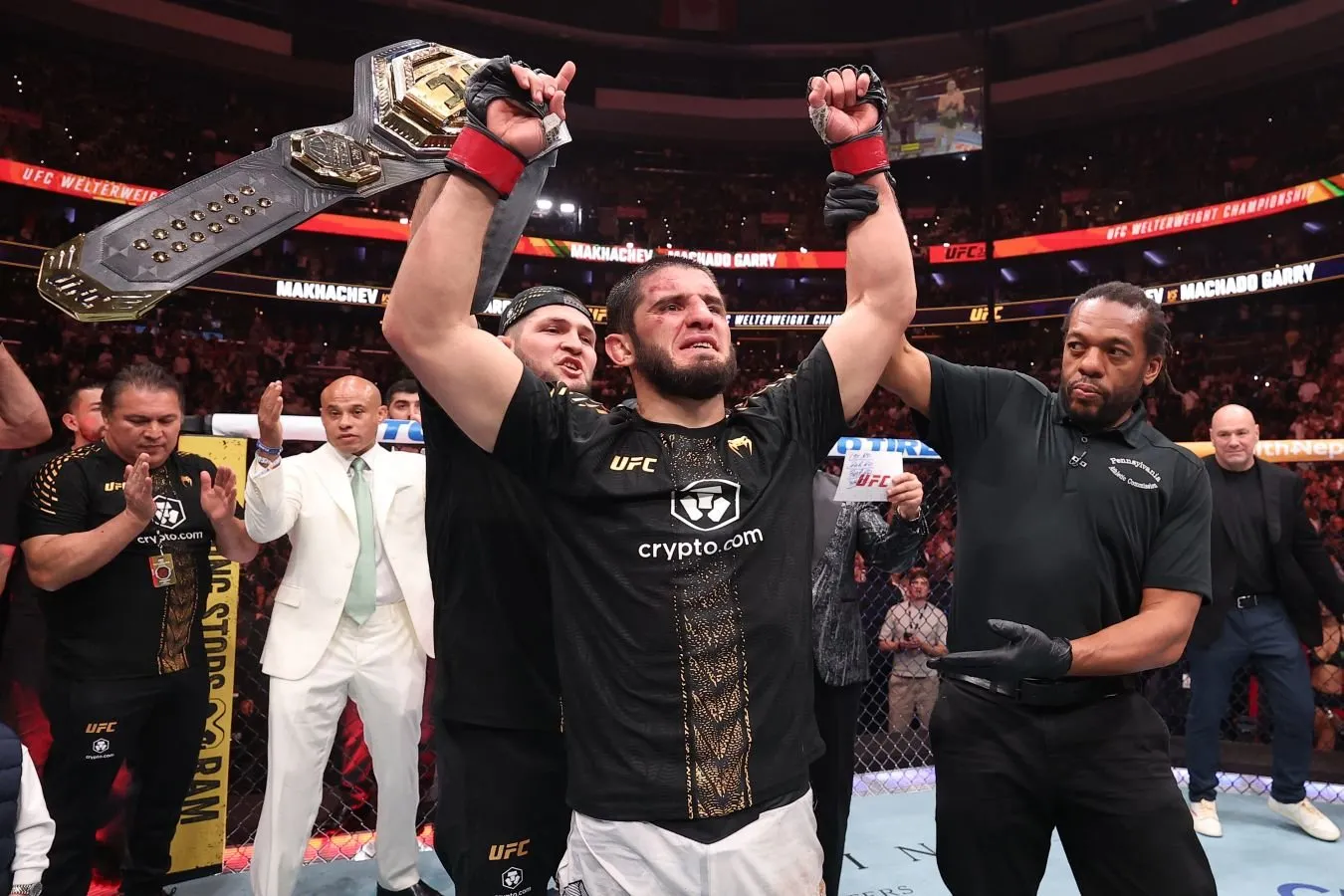 "Meros davom etmoqda." Islom Maxachev-UFC 330da Ian Garrini mag'lub etganidan keyin