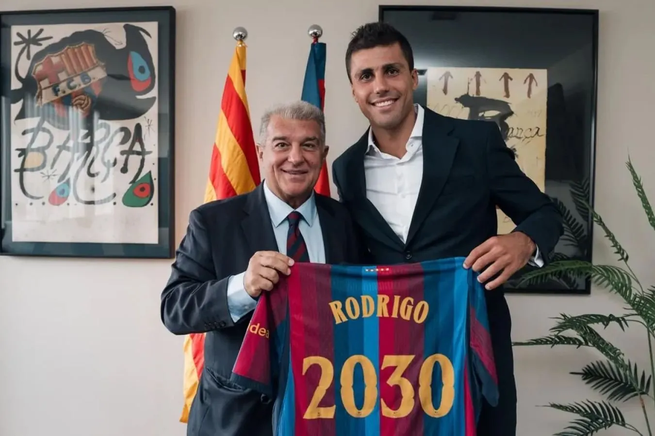 Rodri "Barselona" ning "Elche" bilan o'ynash uchun arizasidan tashqarida, u jamoa bilan mashq qilmagan